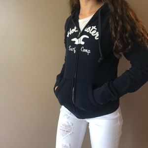 Navy blue holistic jacket
